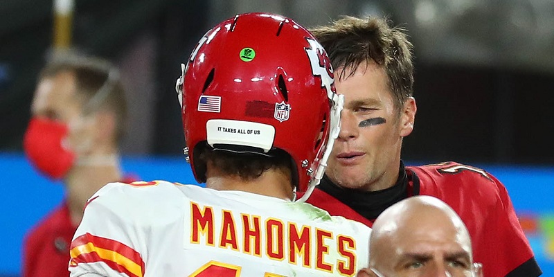 Patrick Mahomes, Tom Brady