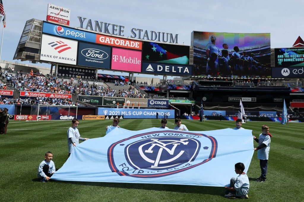 new york city fc mls fans banner