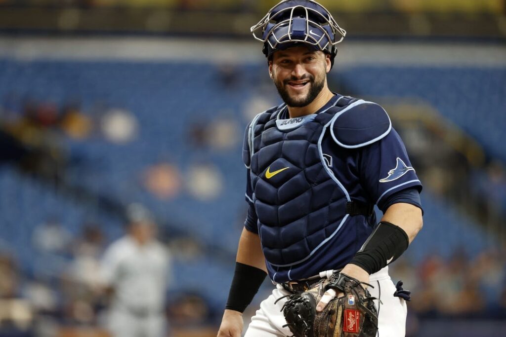 Mike Zunino Rays smiles