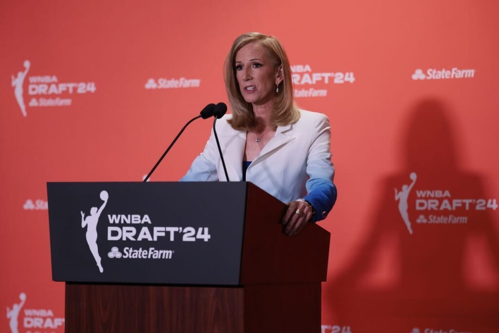 WNBA, Engelbert, speaks