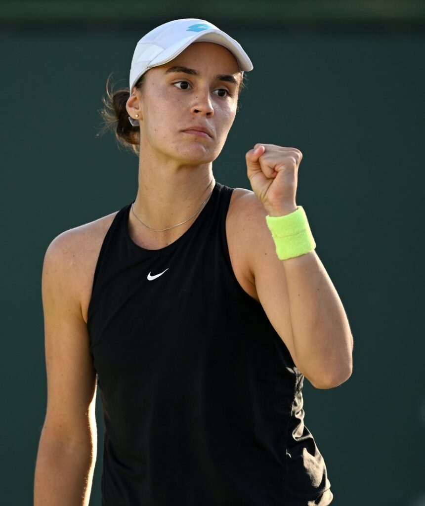 kalinina reacts