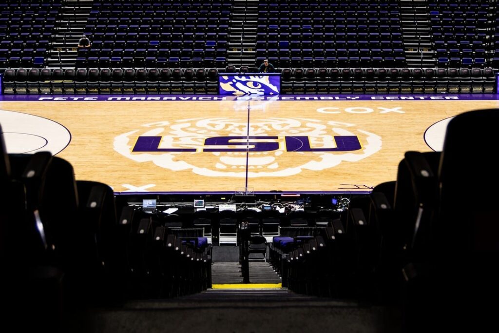 LSU basketball general view