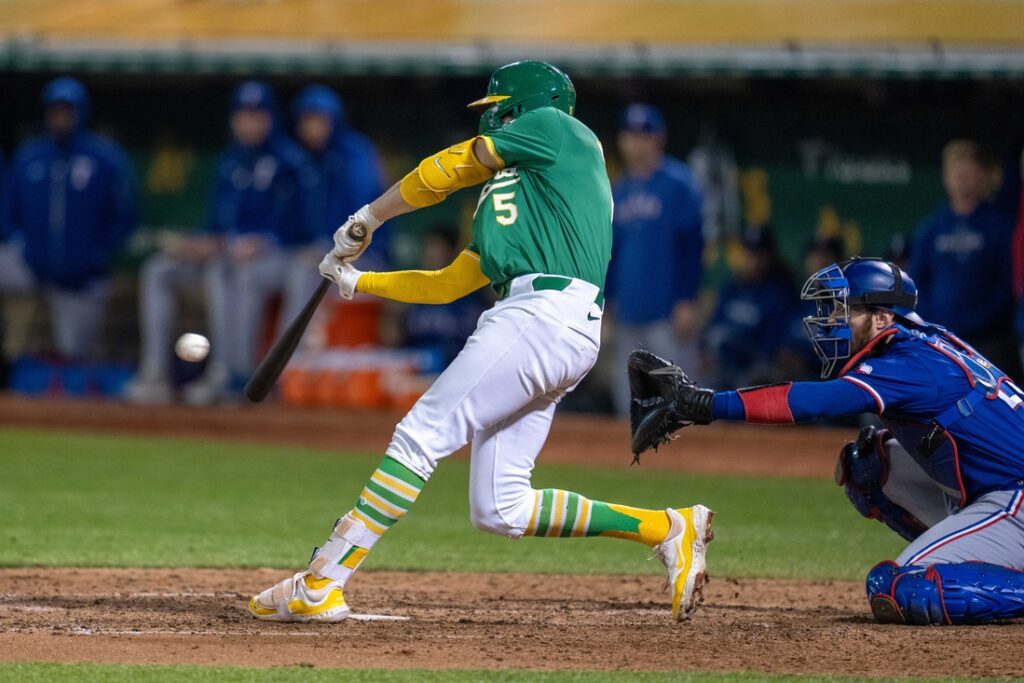 athletics rangers