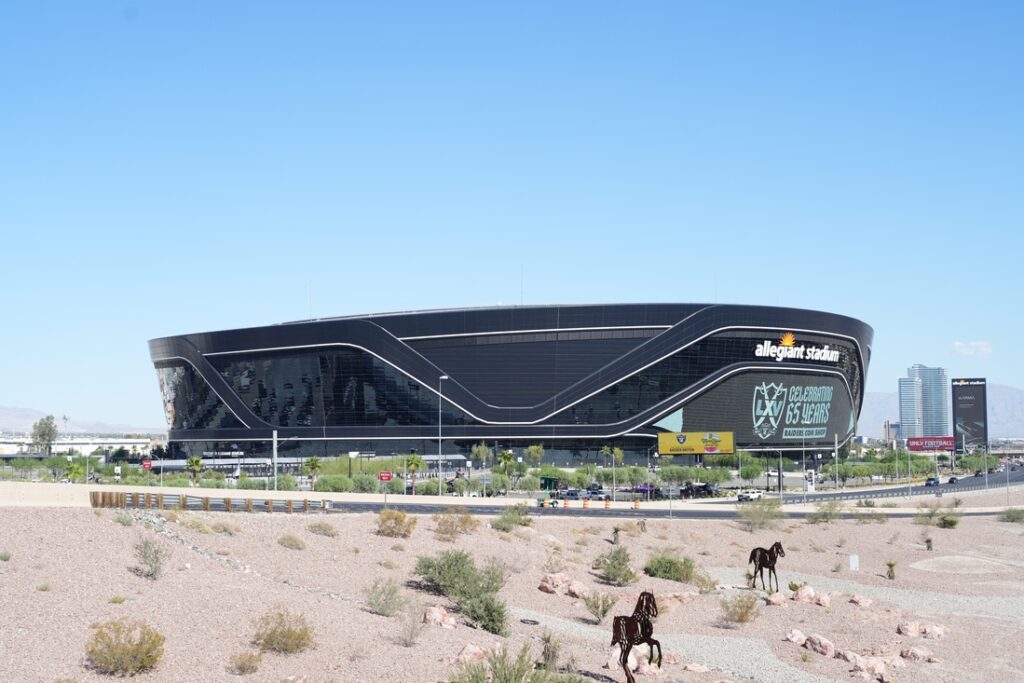 allegiant stadium view