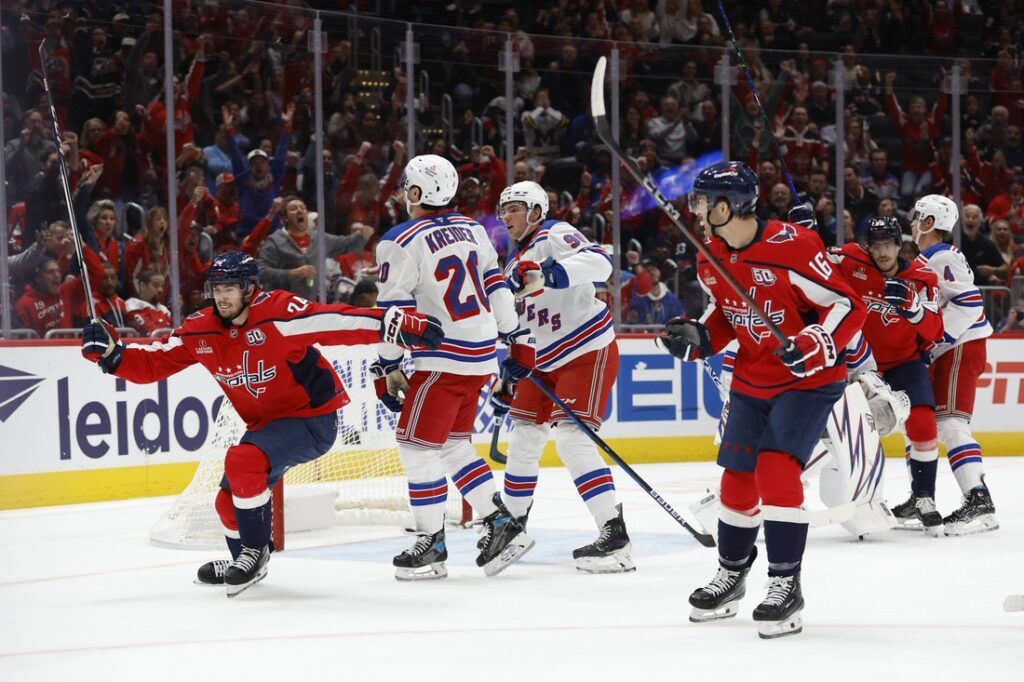 capitals, rangers
