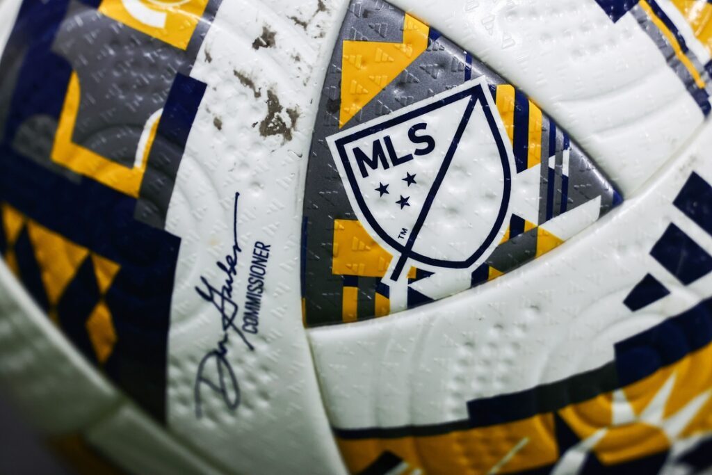 mls soccer balls general view