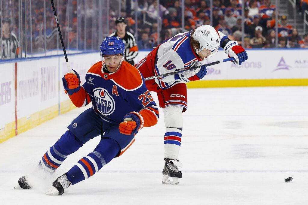 oilers, rangers