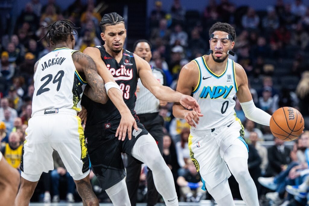 Blazers, Pacers