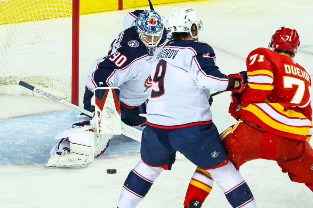 Blue Jackets, Flames