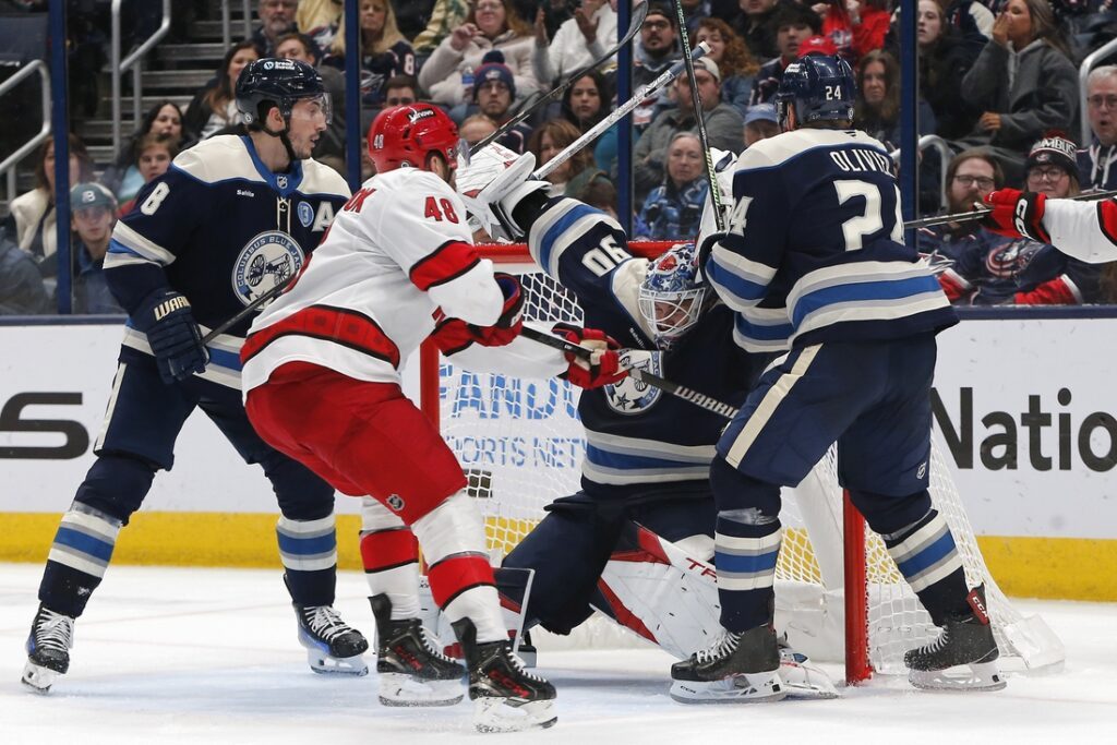 Hurricanes, Blue Jackets