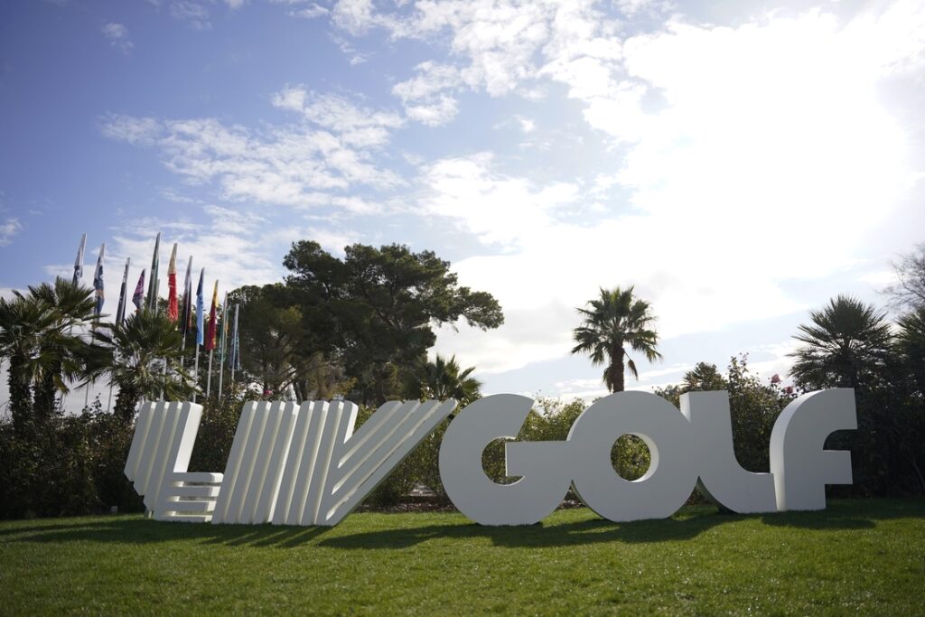 liv golf sign