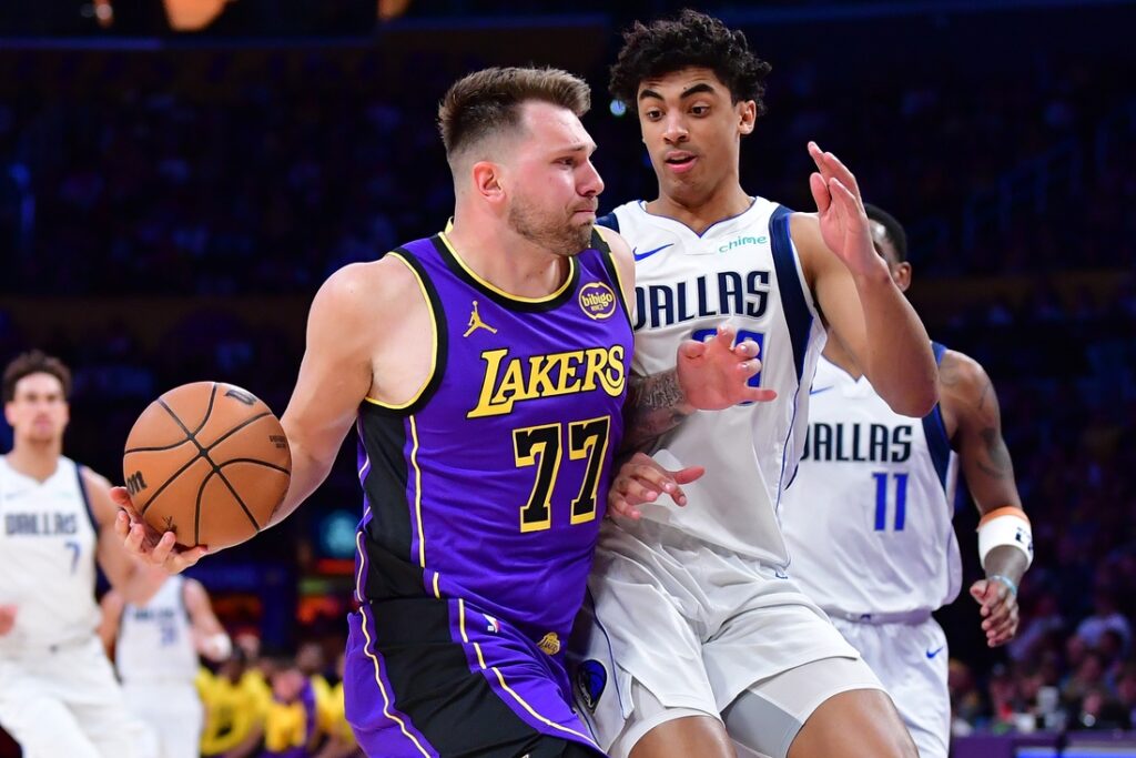 Luka Doncic's triple-double leads Lakers past Mavs in 1st meeting since ...