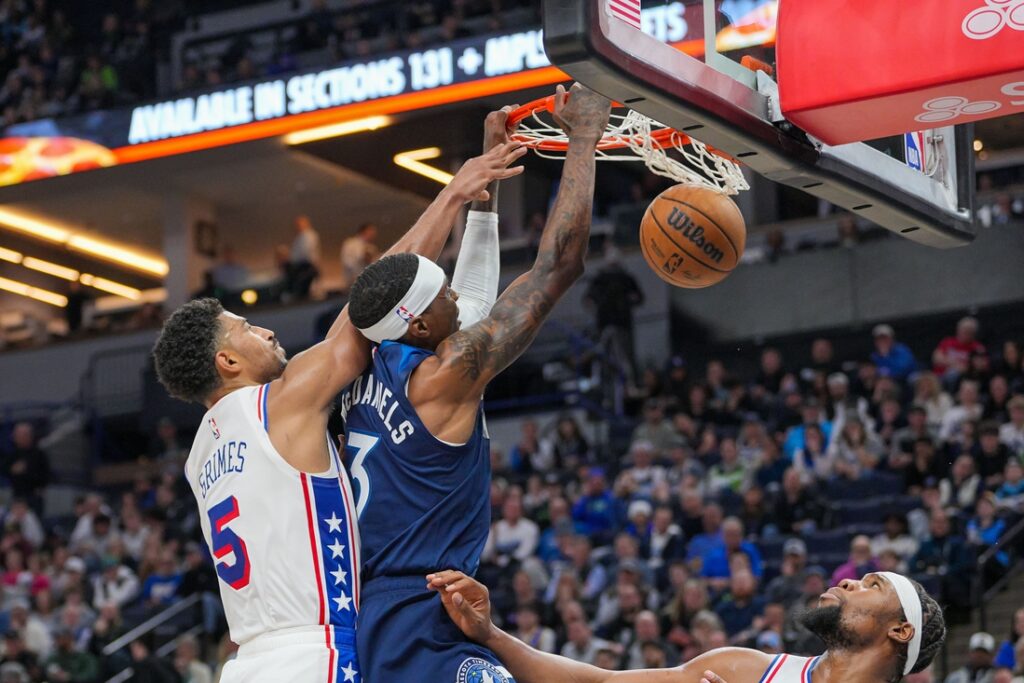 Timberwolves, 76ers,