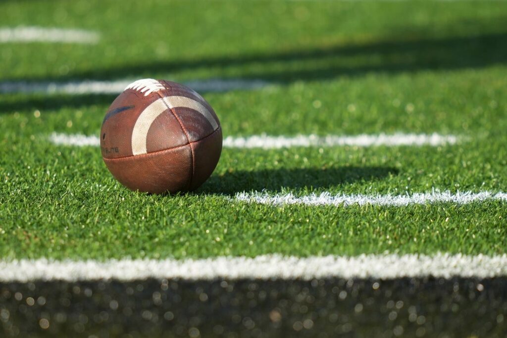 football, view, yard line