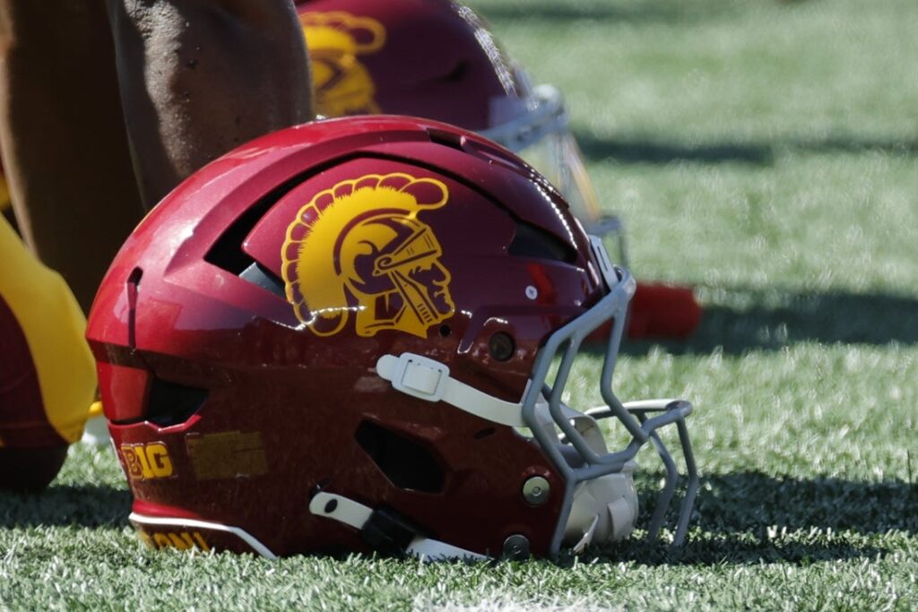 Southern California football helmet