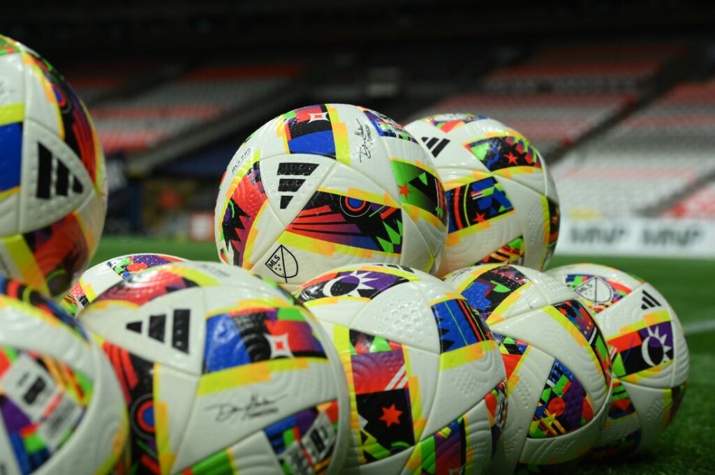 mls soccer ball general view