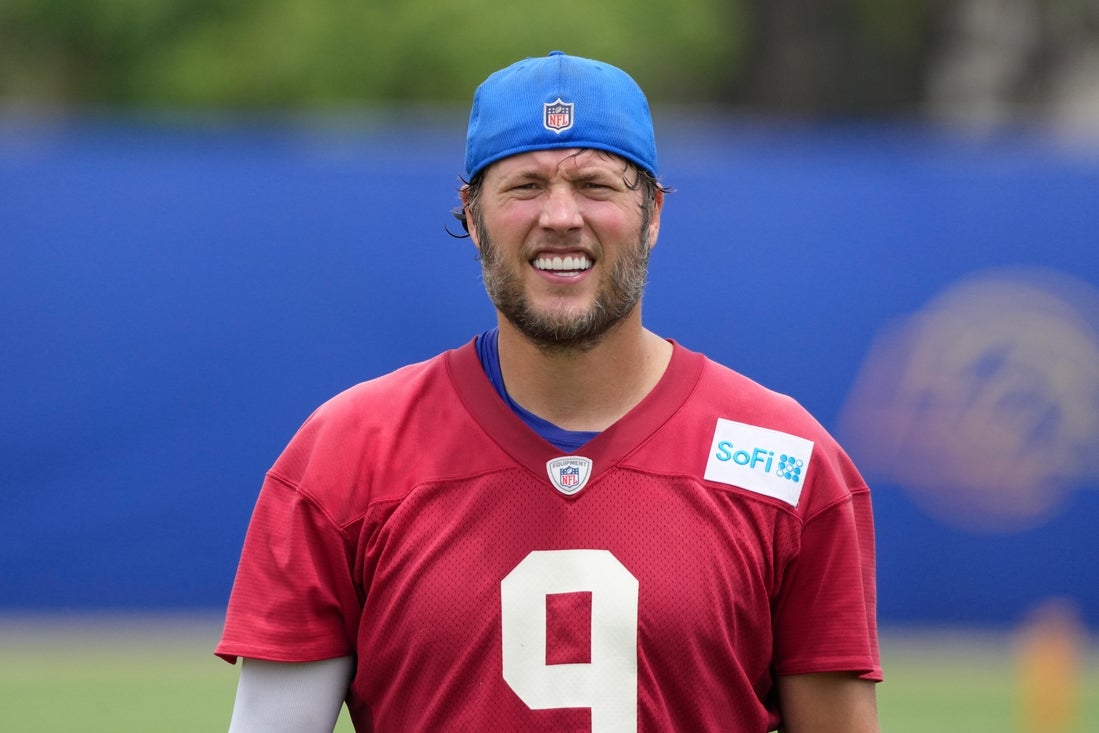 Rams' Matthew Stafford to practice Monday if workout goes well - Field  Level Media - Professional sports content solutions | FLM