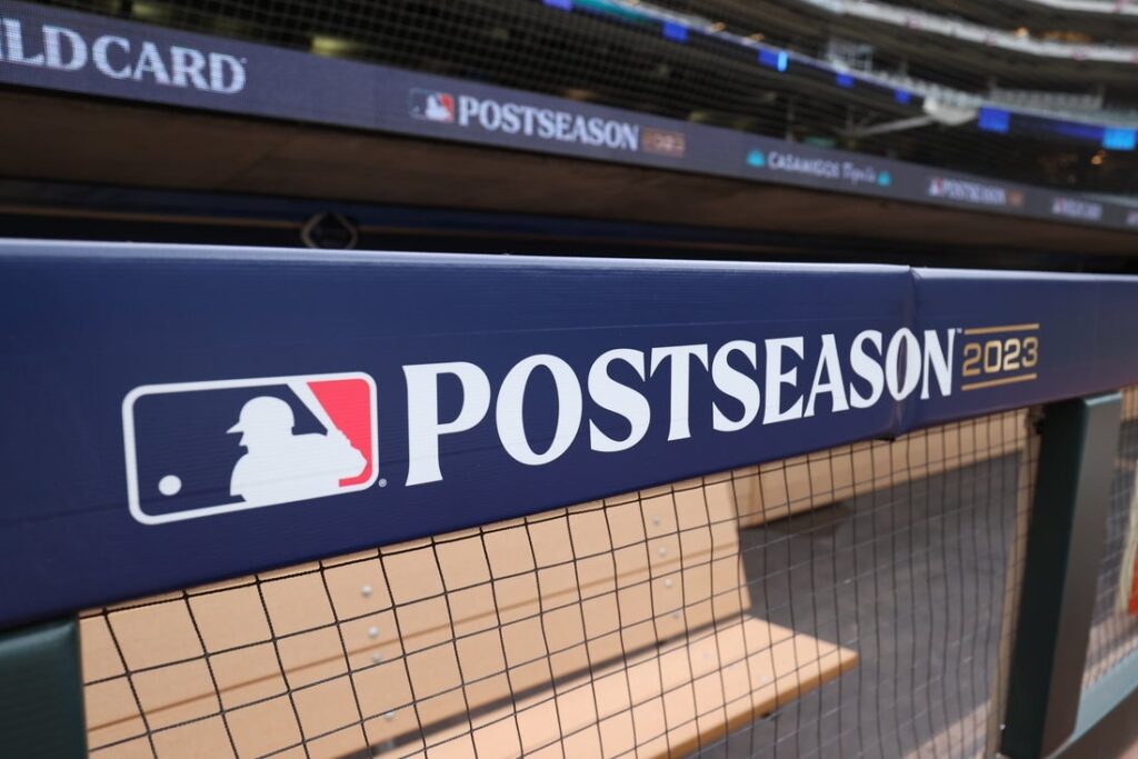mlb, postseason, logo