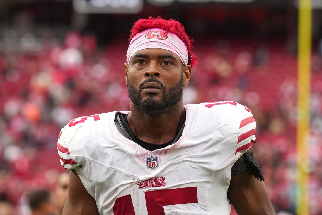 49ers WR Jauan Jennings plays with '5 broken ribs,' ankle, shoulder  injuries - Field Level Media - Professional sports content solutions | FLM