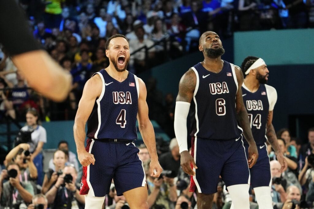 lebron james curry olympics curry