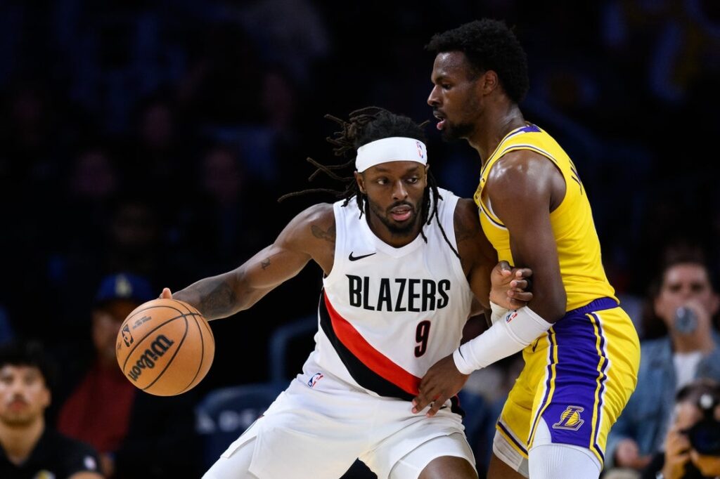 blazers lakers