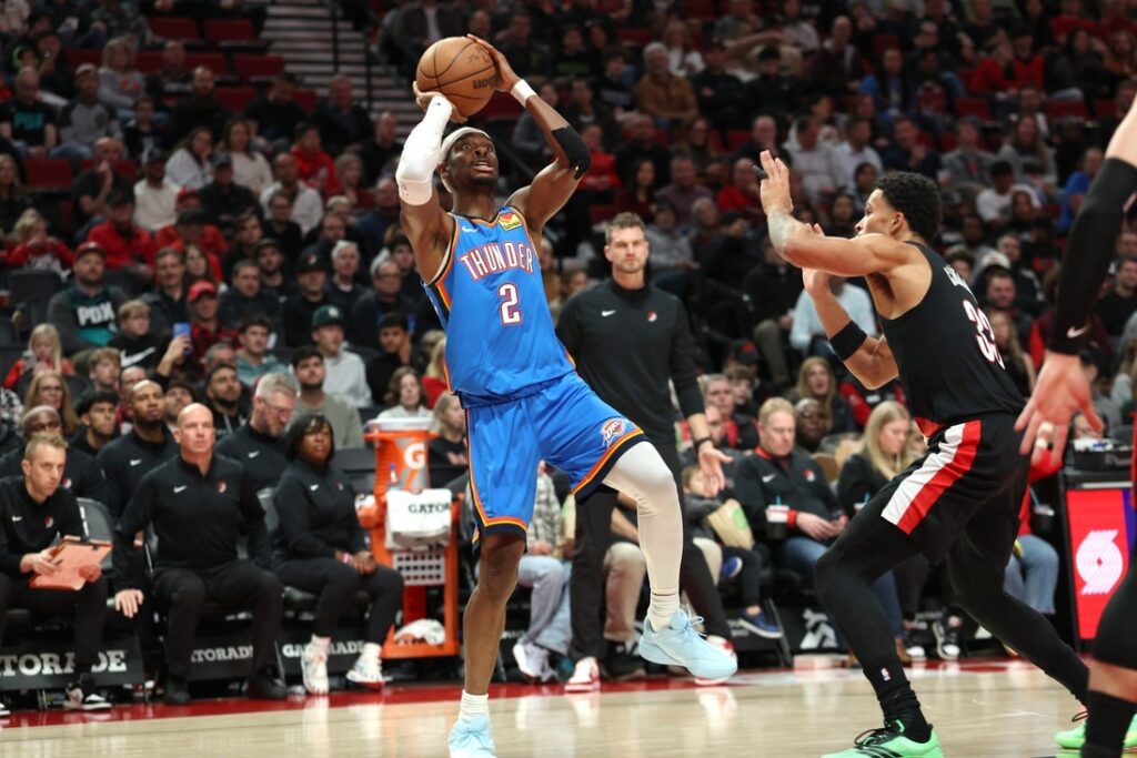 Thunder, Blazers