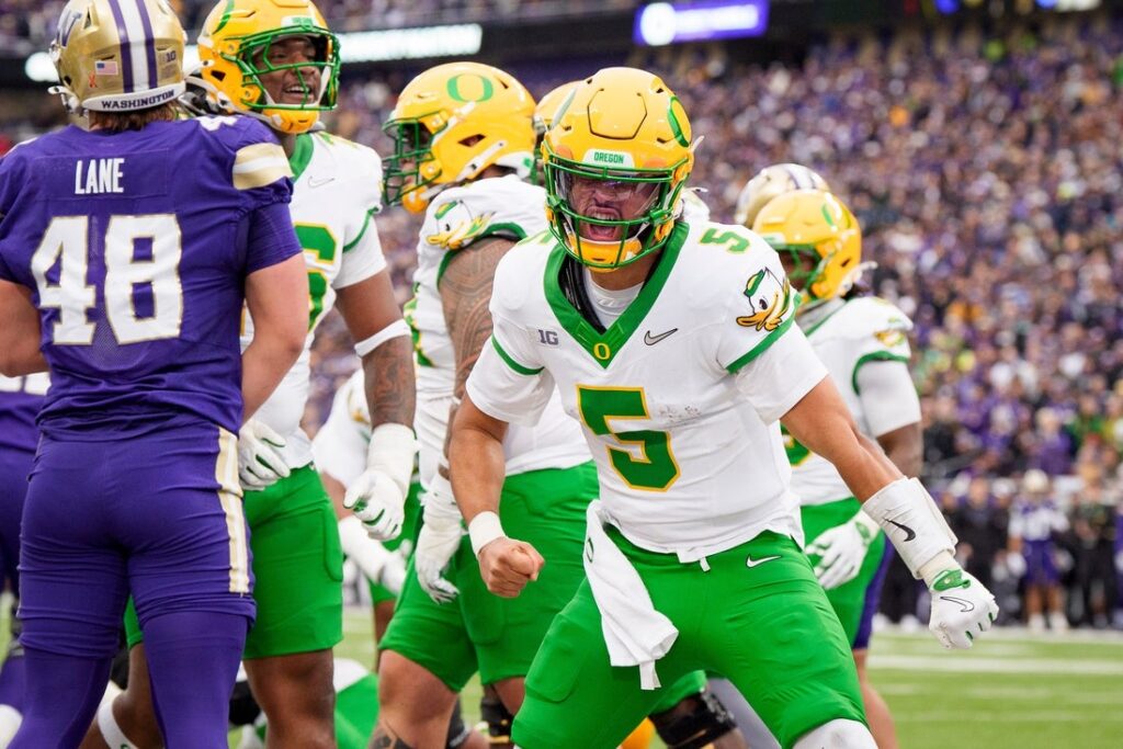 oregon ducks washington