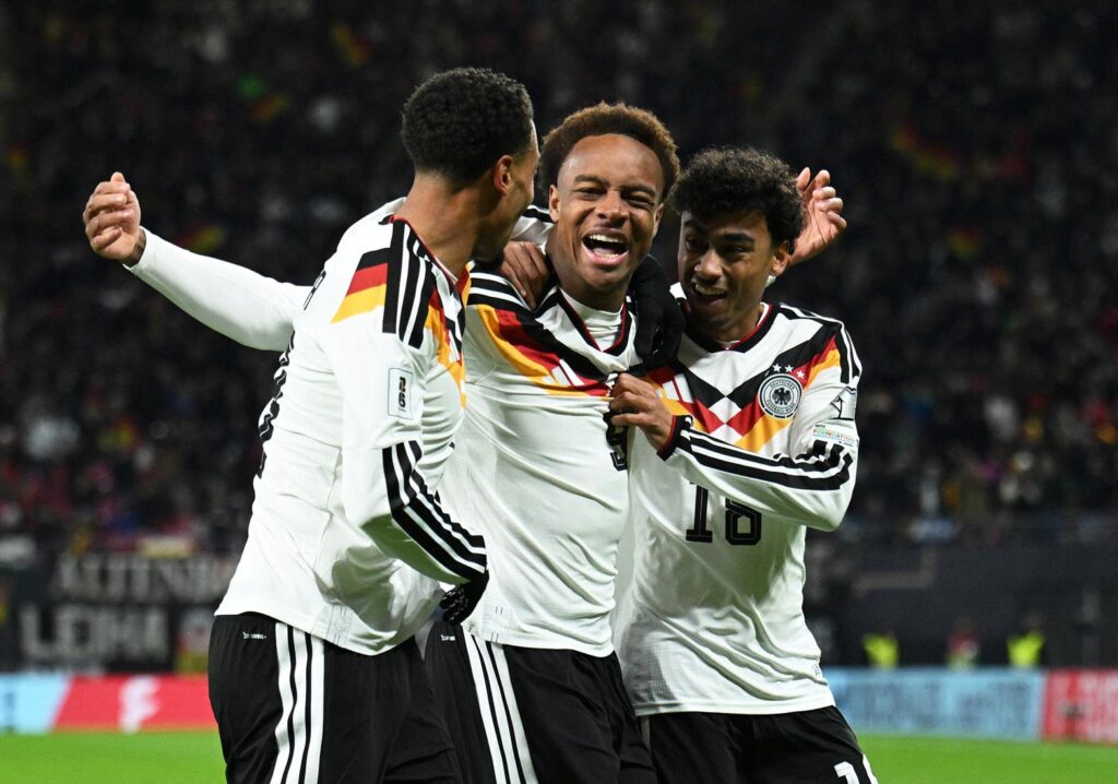 Germany, Assan Ouedraogo, Felix Nmecha, Nathaniel Brown