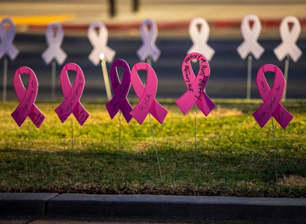 breast cancer pink ribbons